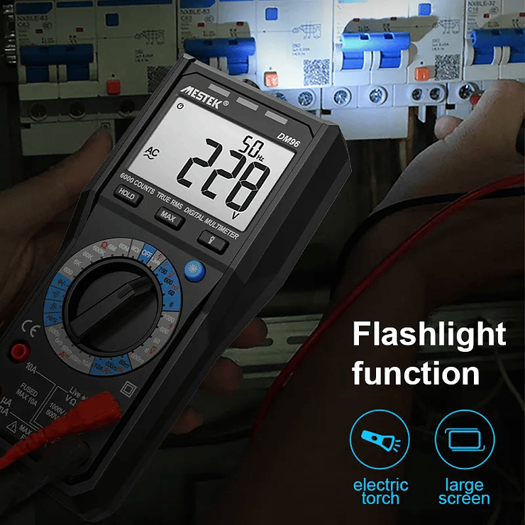 MULTIMETRO DIGITAL PROFESIONAL DM96  4