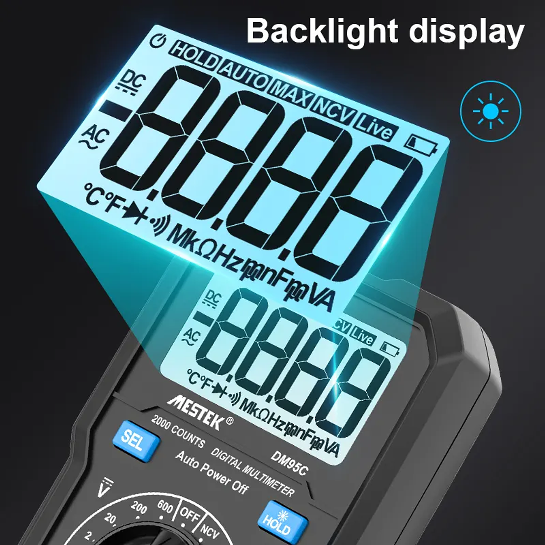 TESTER DIGITAL DM95C 3