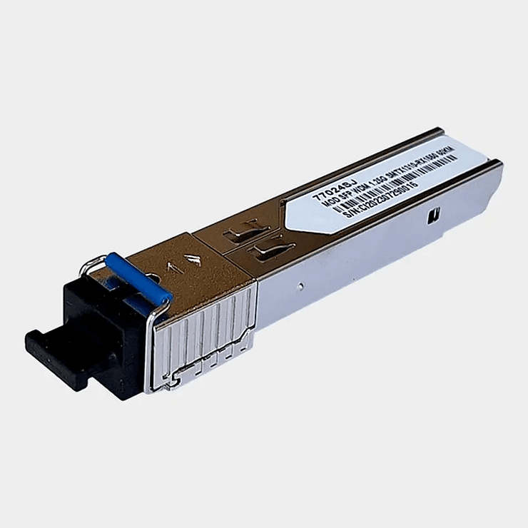 MÓDULO SFP WDM MONOMODO 1.25Gbps LC TX1310-RX1550 60KM 2