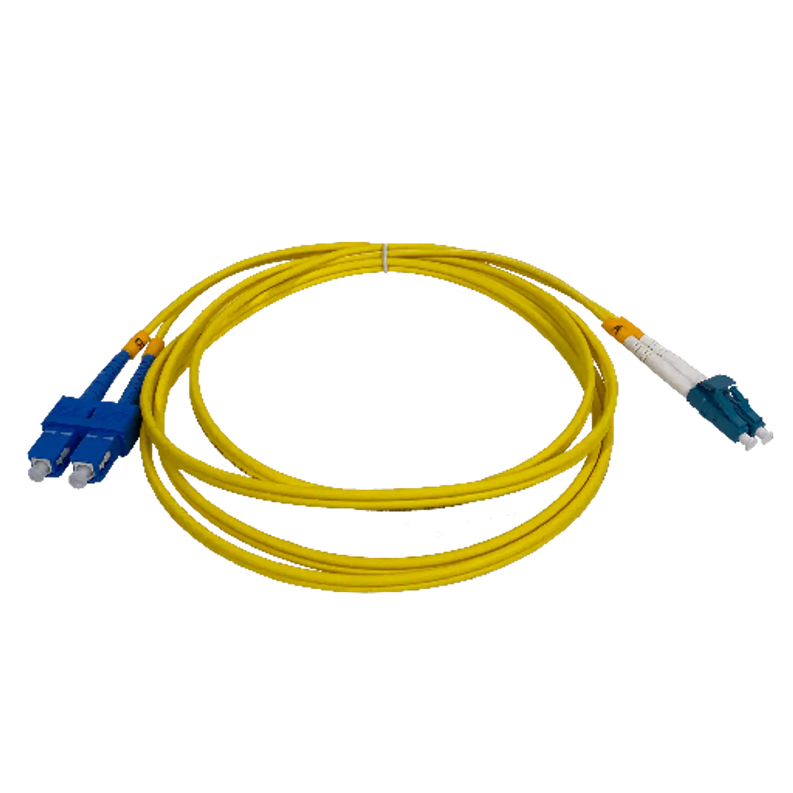 JUMPER LC-UPC / SC-UPC 10 METROS LSZH MONOMODO DUPLEX  1
