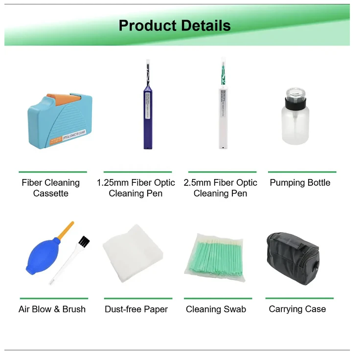 KIT LIMPIEZA FIBRA OPTICA  3