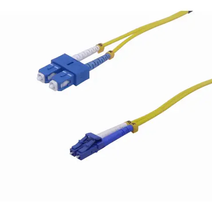 JUMPER LC-UPC / SC-UPC 15 METROS LSZH MONOMODO DUPLEX  2