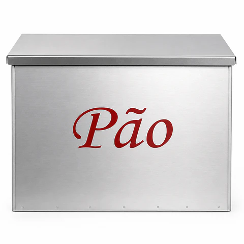 Caixa Para Pão Inox 