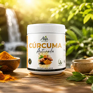 Cúrcuma Activada en Polvo 200 g | Cúrcuma con Pimienta Negra |