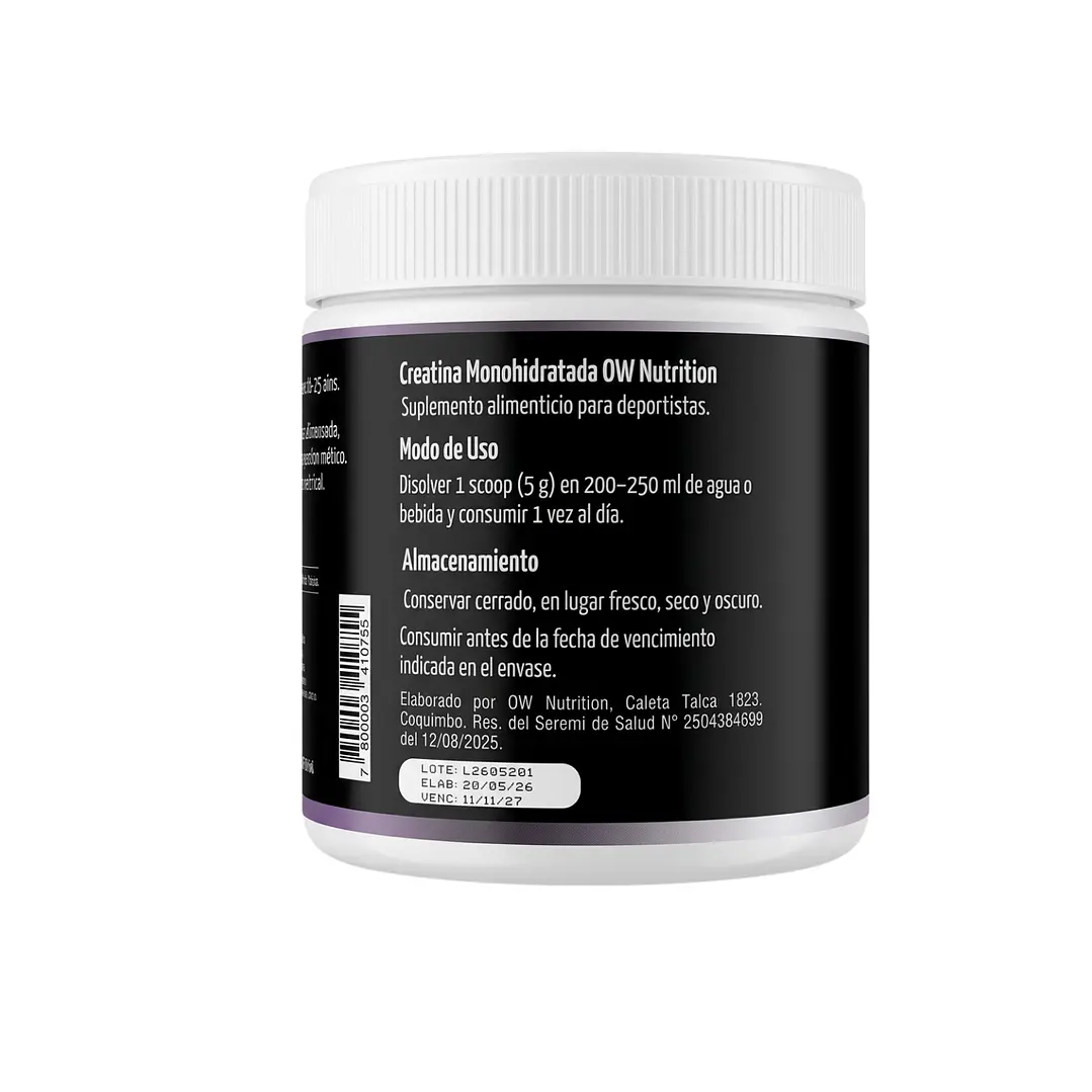 Creatina Monohidratada OW Nutrition 2