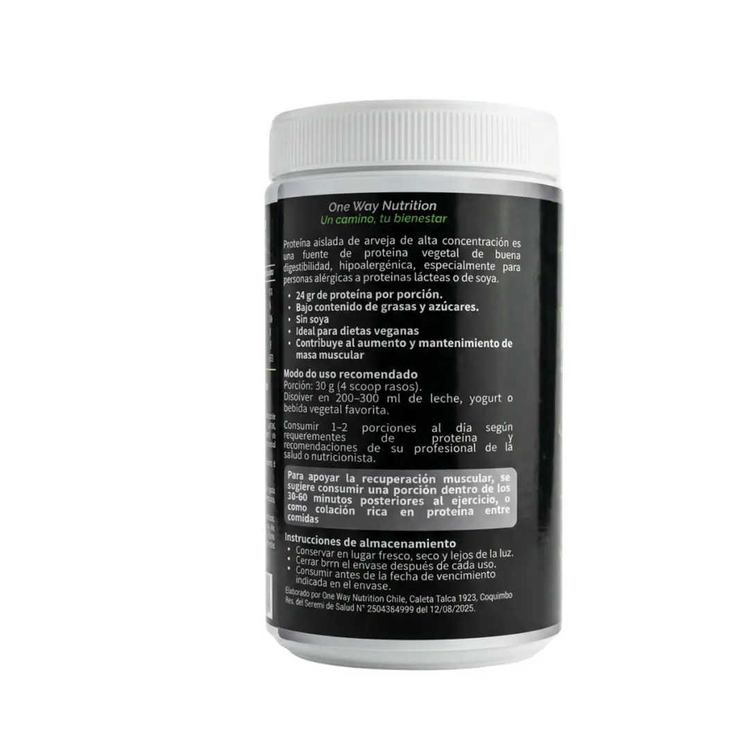 Aislado de Proteína de Arveja 500 g OW Nutrition 4