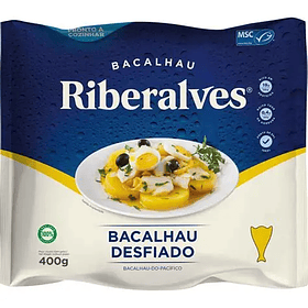 RIBERALVES BACALHAU DESFIADO 400GR