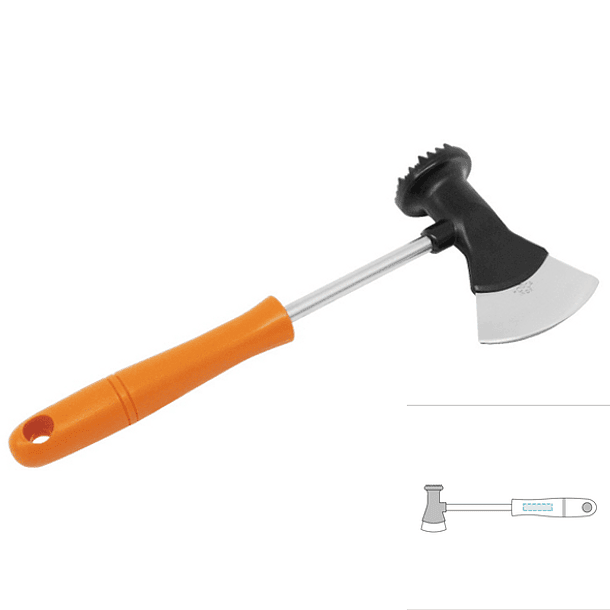 MARTELO DE PICAR CARNE INOX