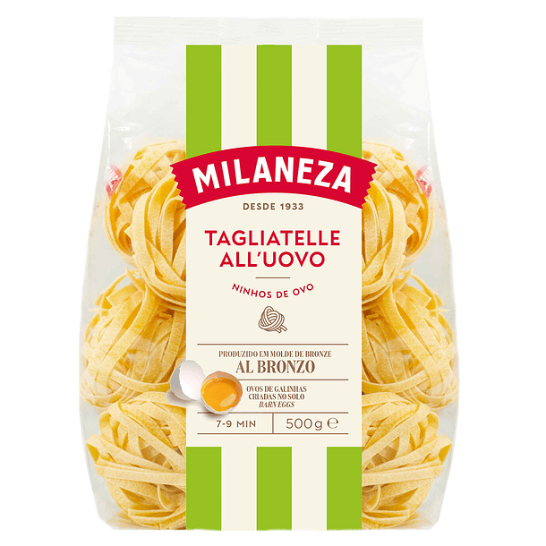 MASSA MILANEZA TAGLIATELLE COM OVO 0,5KG