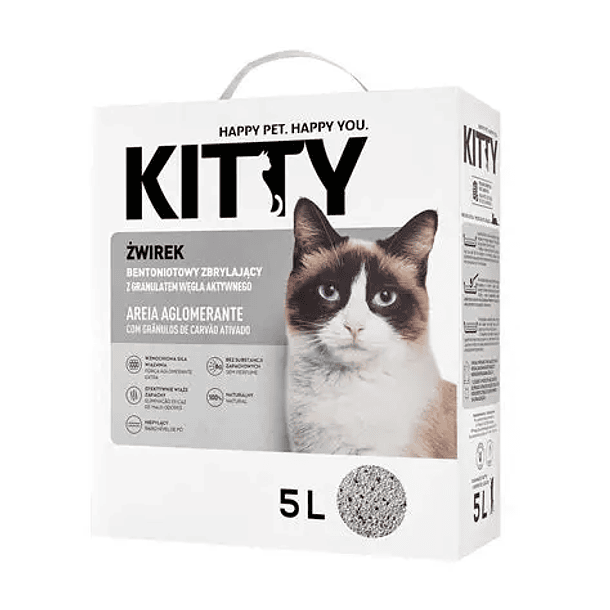 AREIA AGLOMERANTE KITTY 5L