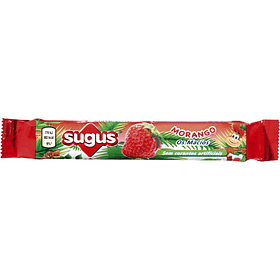 CARAMELOS FRUTA SUGUS MORANGO 45G