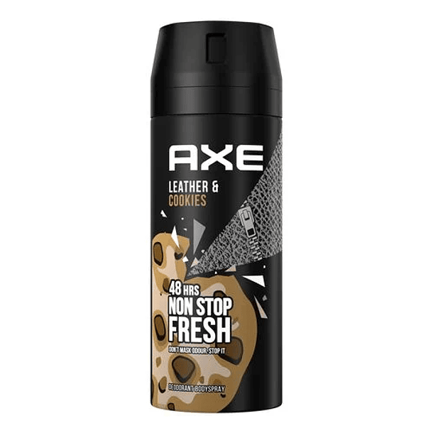 DEO SPRAY AXE LEATHER&COOKIES 150ML