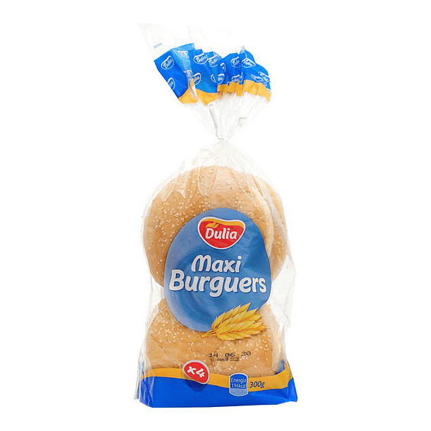 PÃO DE HAMBURGUER MAXIBURGUER DULIA 300G