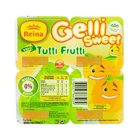 SOB.GELLI SWEET GELATINA T-FRUTTI 4X100