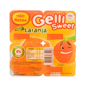 SOB GELLI SWEET LARANJA 4X100G