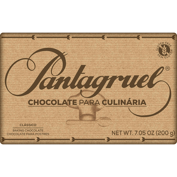 TAB CHOCOLATE CULINÁRIA PANTAGRUEL 200G