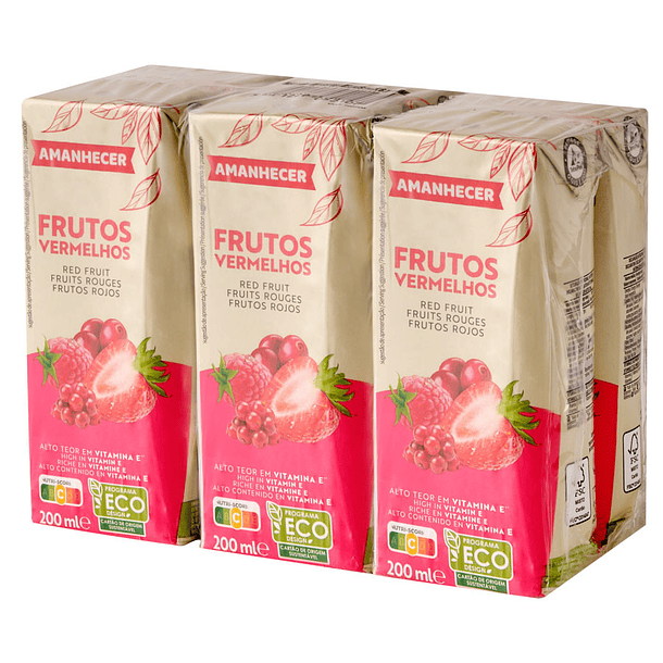 NECTAR AMANHECER FRUTOS VERMELHOS 20CL