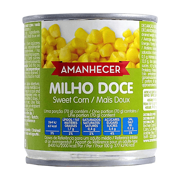 MILHO AMANH DOCE 150GR