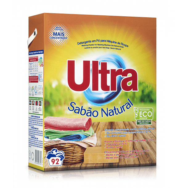 DETERGENTE PÓ SABÃO NAT ULTRA 92D