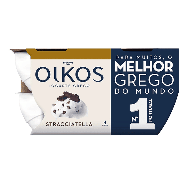 IOGURTE GREGO OIKOS STRACCIATELLA 4X110G