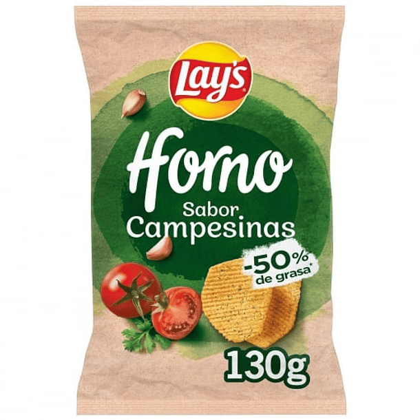 BATATA FRITA LISA LAY'S FORNO CAMPONES 130G