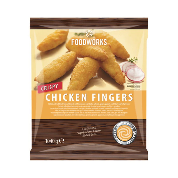 FRANGO TIRAS 'FINGER CRISPY' FW 1,04KG