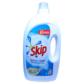 DETERGENTE ROUPA ACTIVE CLEAN SKIP LIQUIDO 60D