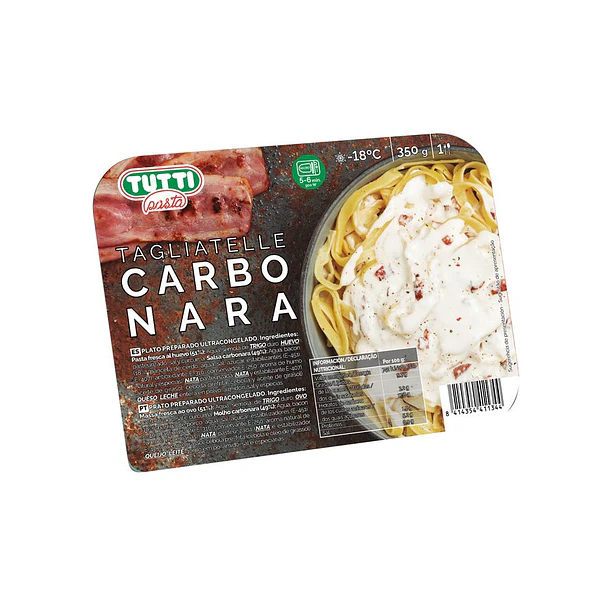 TAGLIATELLE CARBONARA TUTTI 350G