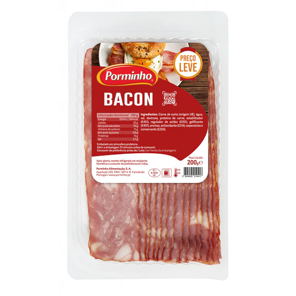 BACON FATIADO PORMINHO 200G