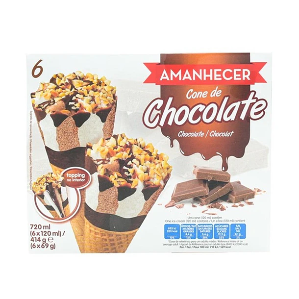 GELADO CONE AMANHECER 6UN 3
