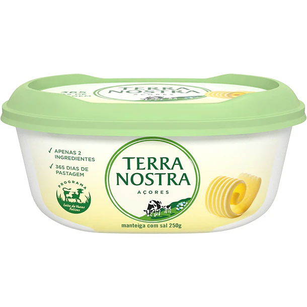 MANTEIGA TERRA NOSTRA C/SAL COUVETE 250G