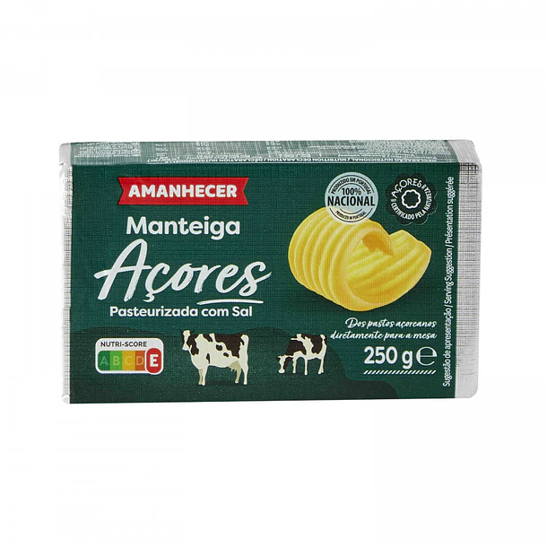 MANTEIGA ACORES AMANHECER C/SAL 250GR