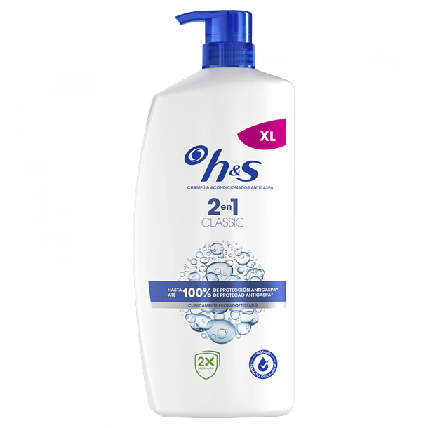 Champô Head&Soulders 2em1 Classic 800 ML