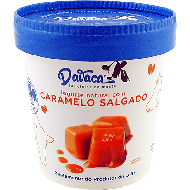 IOGURTE CARAMELO SALGADO DAVACA 400GR