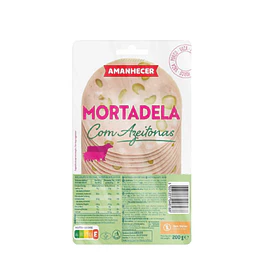 MORTADELA C/AZEITONA AMANHECER FAT 200G