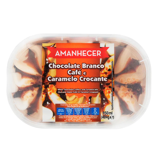 GELADO SEL AMANH CAF/CHOC/CAR 950ML