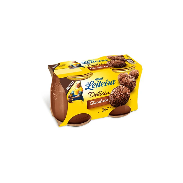 SOB LEITEIRA DELÍCIA CHOCOLATE 2X125G