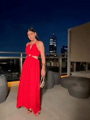 Vestido Santorini Rojo