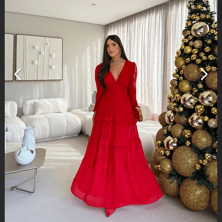 Vestido José María Rojo ❤️  1