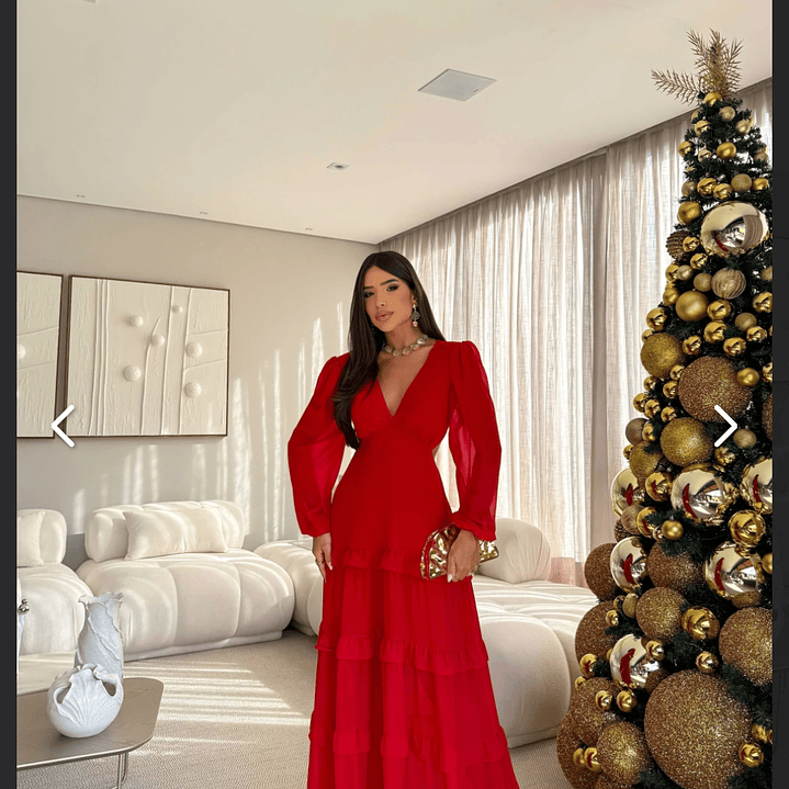 Vestido José María Rojo ❤️  4