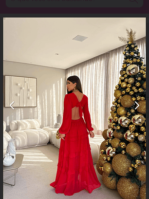 Vestido José María Rojo ❤️ 