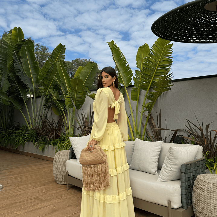 Vestido María José Amarillo  3