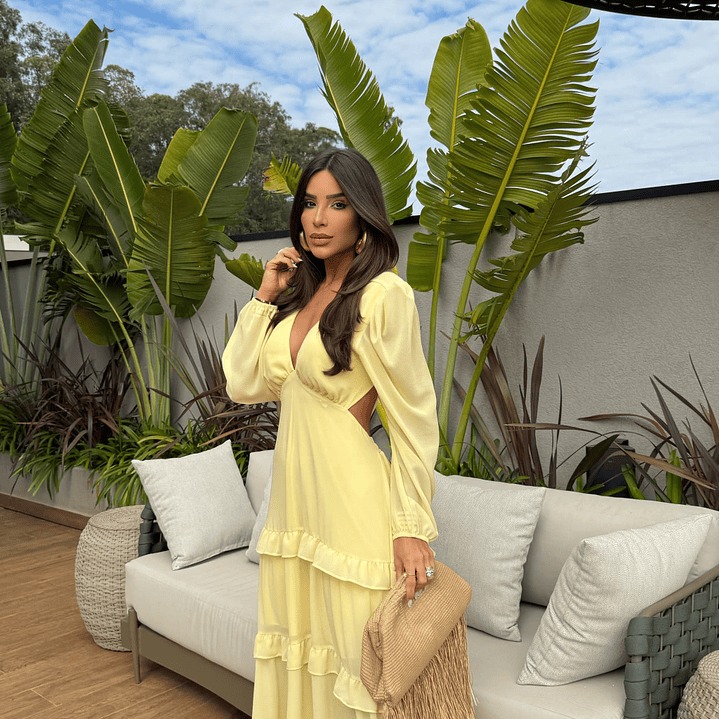 Vestido María José Amarillo  4