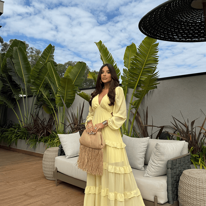 Vestido María José Amarillo  6