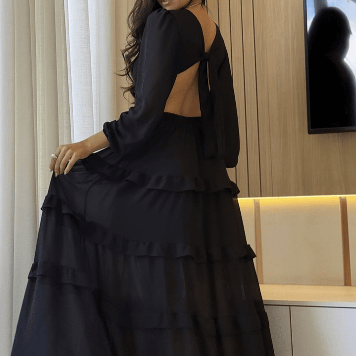 Vestido María José Negro  2