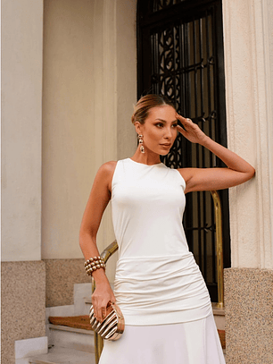 Vestido Simone Simone Summer Off-White | Env