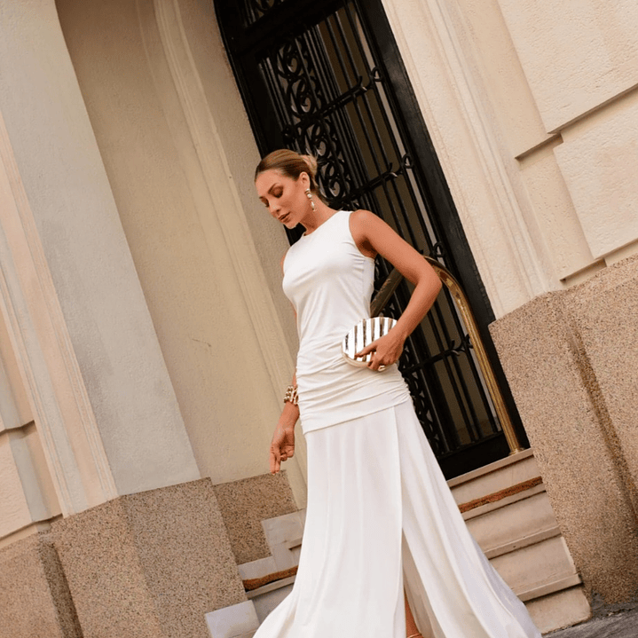 Vestido Simone Simone Summer Off-White | Env 9