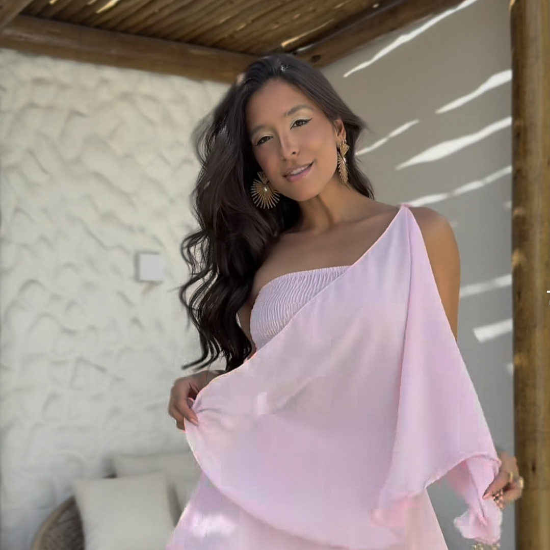 Conjunto Leila Rosado Bebé 1