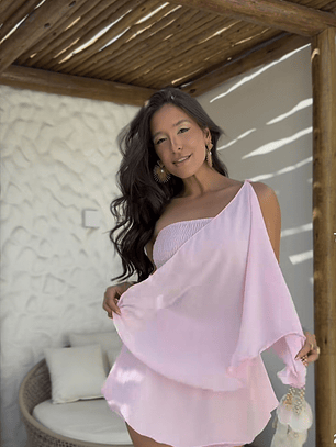 Conjunto Leila Rosado Bebé