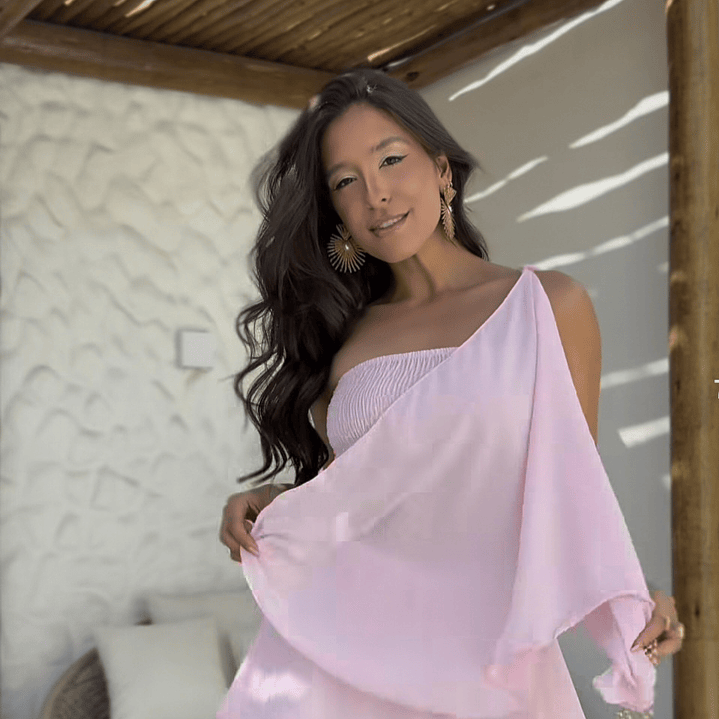 Conjunto Leila Rosado Bebé 1